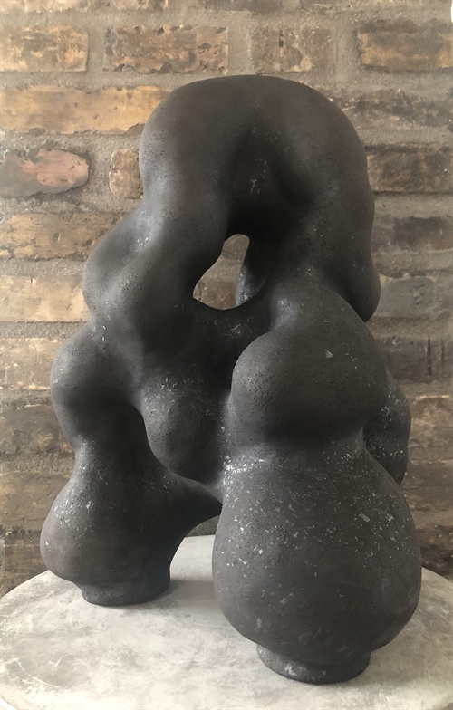 Keramik skulptur af Pernille Calundan - er p.t. udstillet hos Dansk Design Atelier i Aarhus